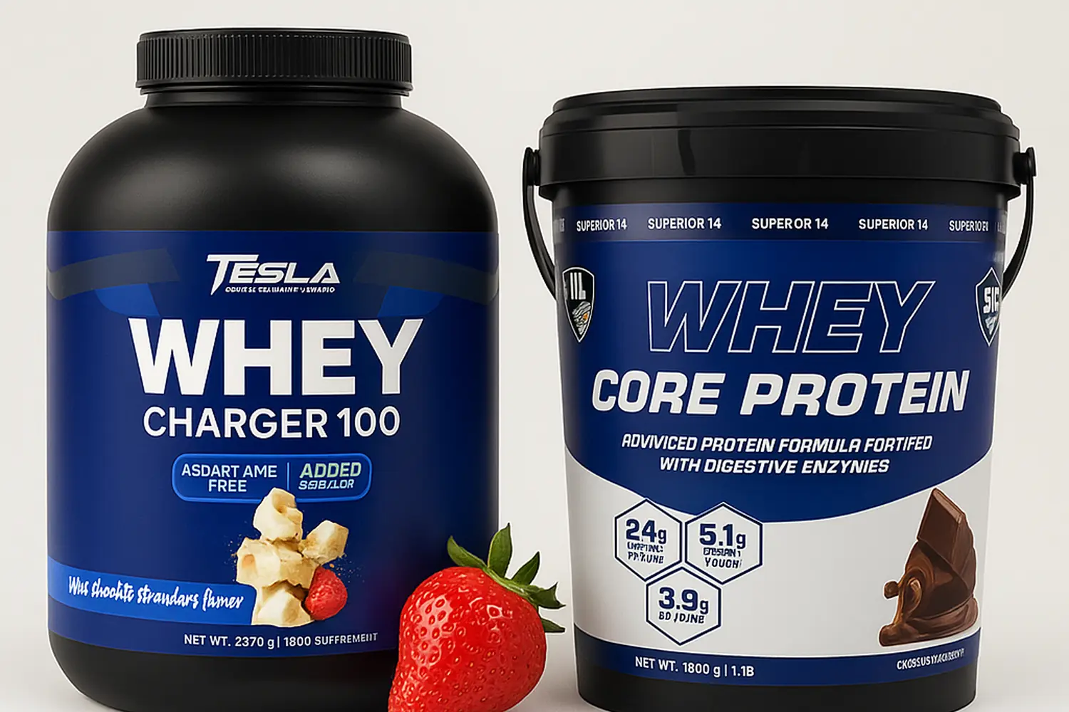 Tesla Whey Charger 100 ili Superior 14 Whey Core – koji protein je pravi izbor za tebe?