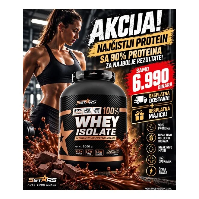 5 Stars 100% Whey Isolate – proteinski suplement 2 kg